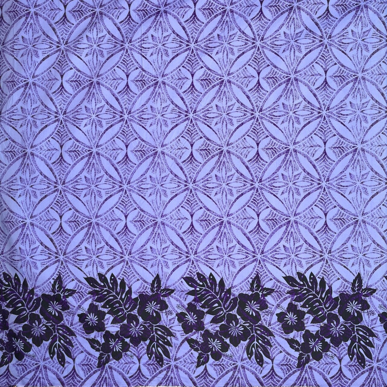 1 Yard Tropical Floral Border Polyester Fabric For Apparel Sewing And Decorative Craft Projects 60 Inch
